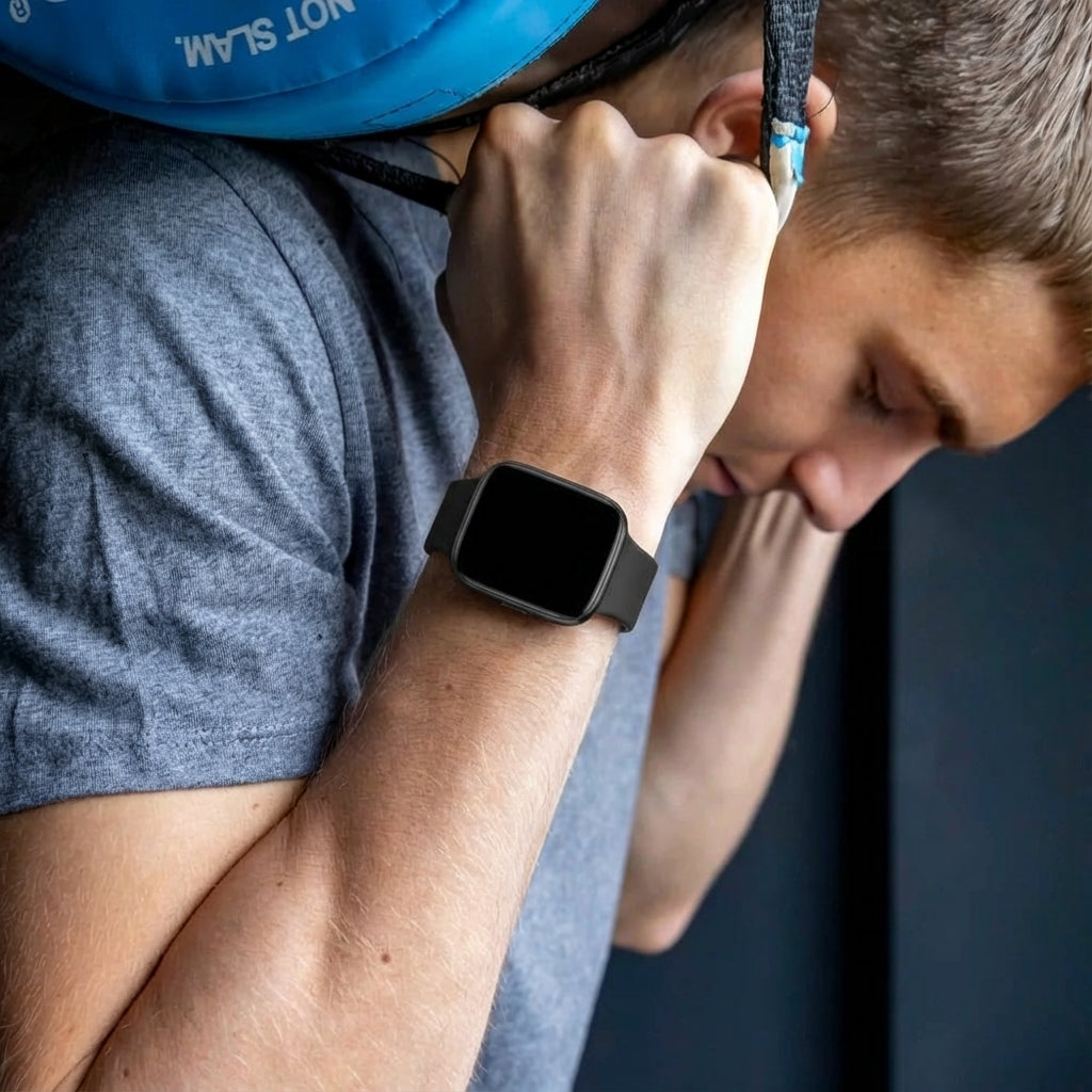 Fekete szilikon szíj csere Redmi Watch 3-hoz