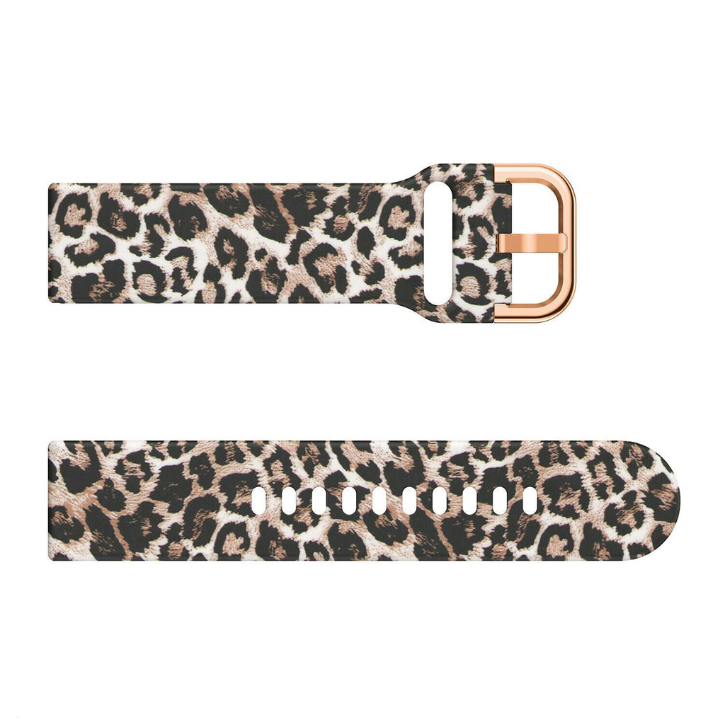 Lucky Leopard Fitbit Versa és Versa 2 szilikon szíj