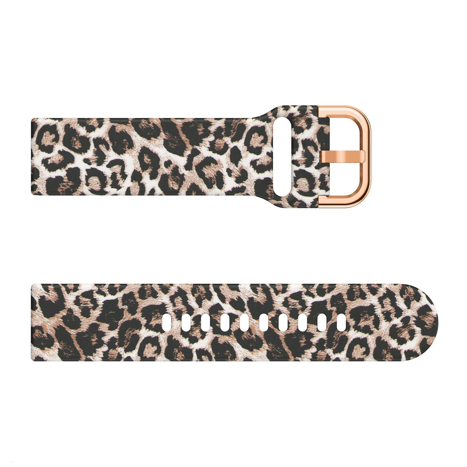 Lucky Leopard Fitbit Versa és Versa 2 szilikon szíj