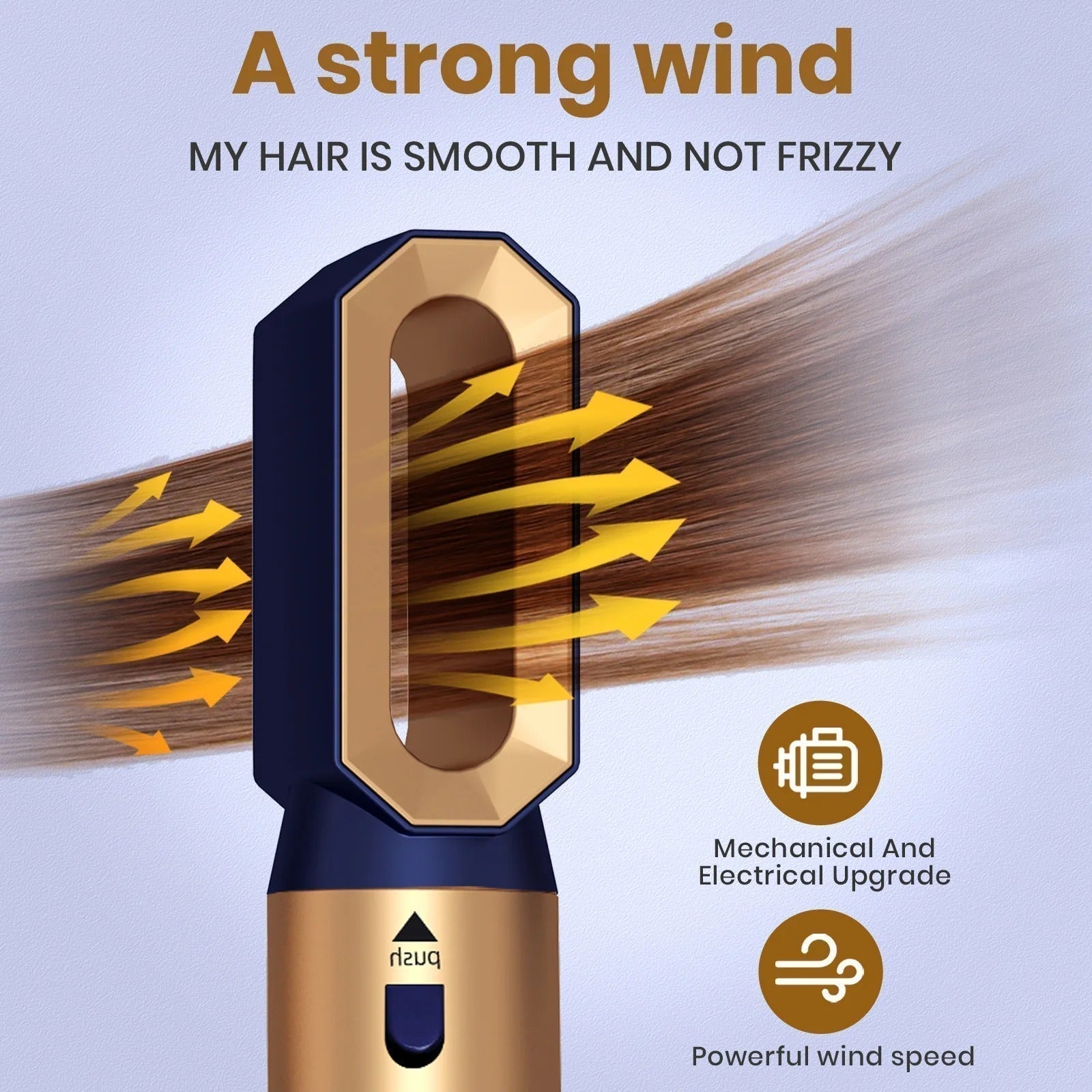VexaFlow 5-in-1 ヘアスタイラー 1000W 高速ホットエアブラシ イオン赤外線付き