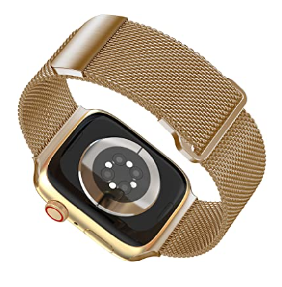 Apple Watch milánói szíj csattal rózsaarany színben