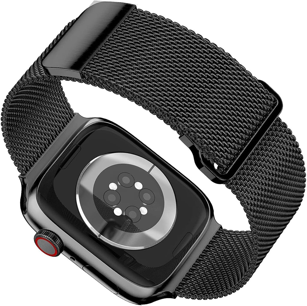 Apple Watch milánói szíj csattal fekete színben