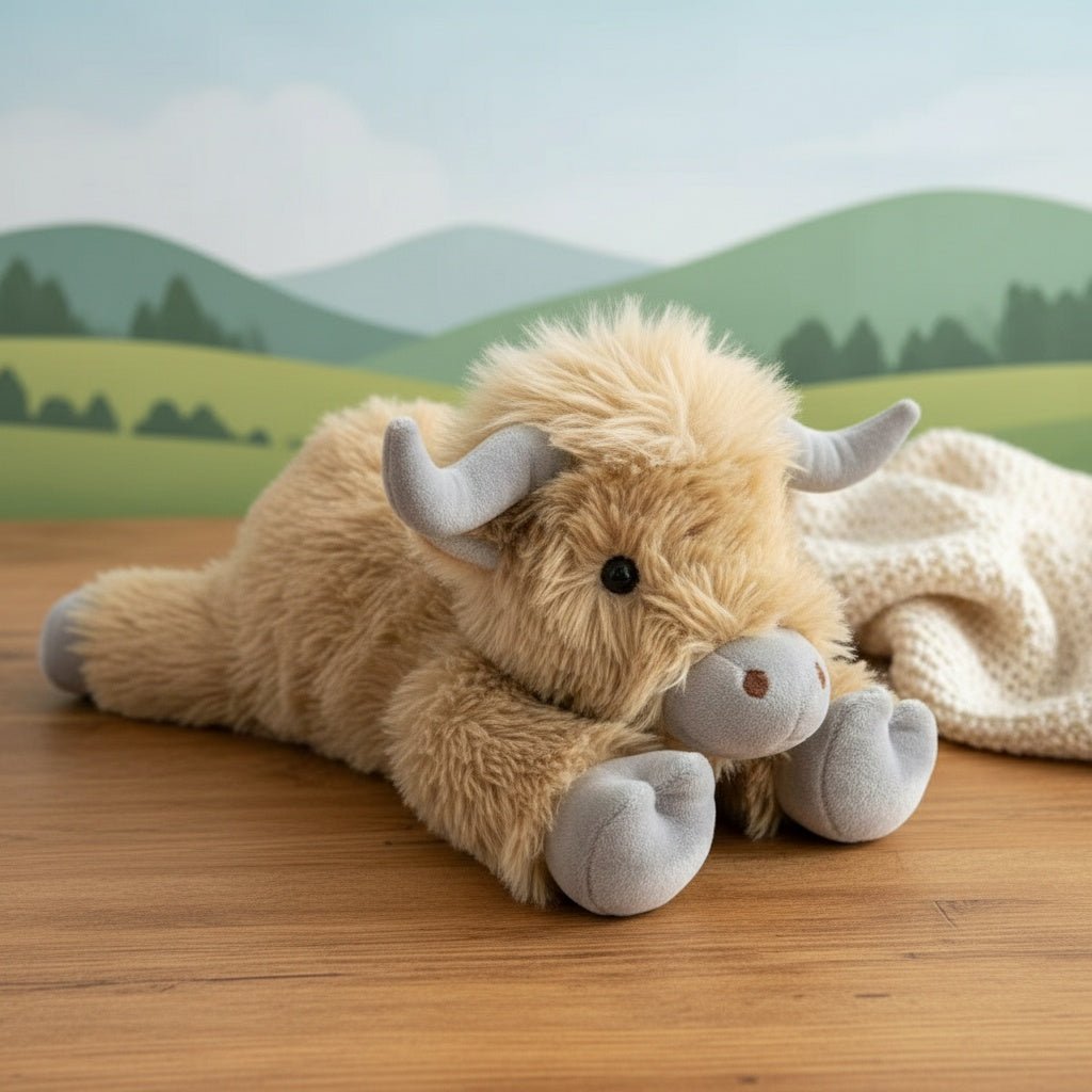ハースウッド ハイランドカウ ぬいぐるみ ふんわり抱きしめられるデザイン