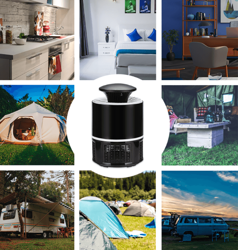 Silent UV Mosquito Lamp for Non-Toxic Protection by LumaSafe