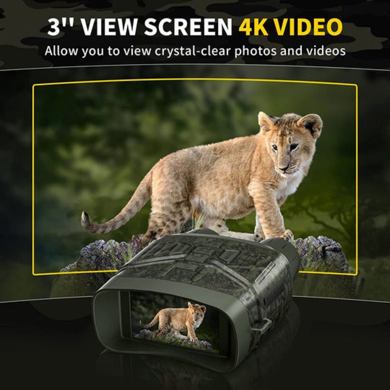 LumenSight 4K ナイトビジョン双眼鏡 赤外線搭載 36MPカメラ付き ハンター向け