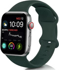 Apple Watch szilikon szíj klasszikus olívazöld mindennapi viselethez