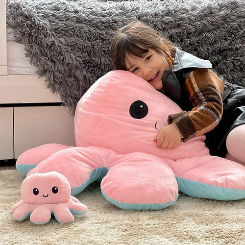 スナグルベイ ふわふわ抱きしめられるタコのぬいぐるみ 子供向け