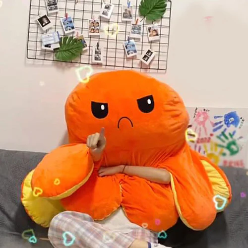 スナグルベイ ふわふわ抱きしめられるタコのぬいぐるみ 子供向け