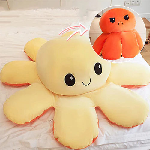 スナグルベイ ふわふわ抱きしめられるタコのぬいぐるみ 子供向け