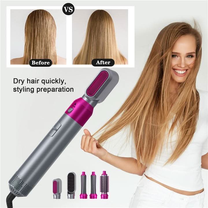 AeroFlex 5-In-1 Hair Dryer Styler for All Hair Types