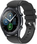 Fekete szilikon szíj Samsung Galaxy Watch 3 45 mm-hez