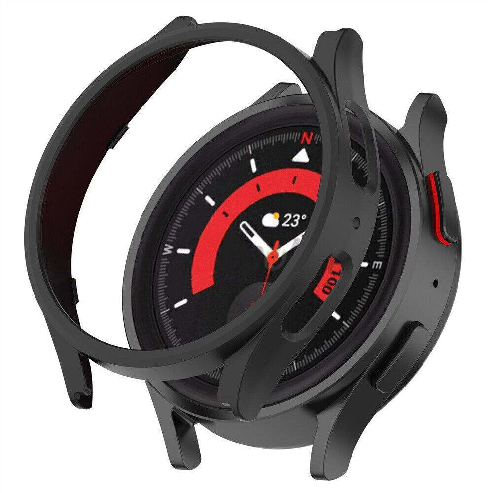 Fekete kemény tok Samsung Galaxy Watch 5 Pro-hoz