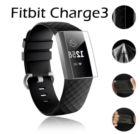 Fitbit Charge 4 kijelzővédő fólia a képernyő védelmére