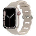 Apple Watch bézs szilikon láncszíj Apple Watch szíjhoz