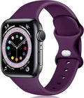 Apple Watch Classic szilikon szíj sötétlila színben
