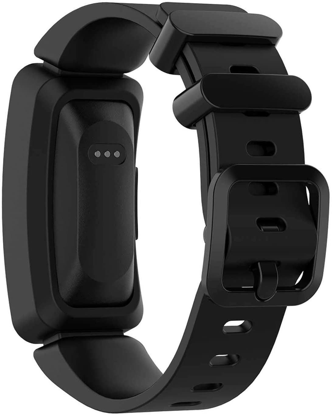 Fitbit Ace 2 fekete szilikon szíj a Fitbit Ace 2-höz