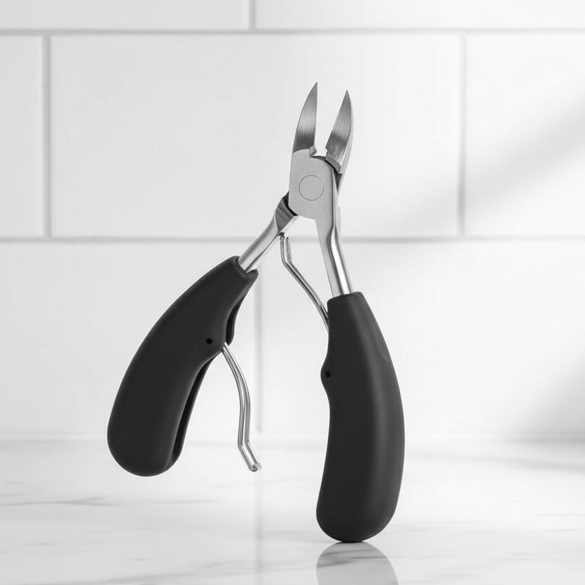 Nail Glide Pro Ergonomic Toenail Scissors for Thick and Ingrown Nails