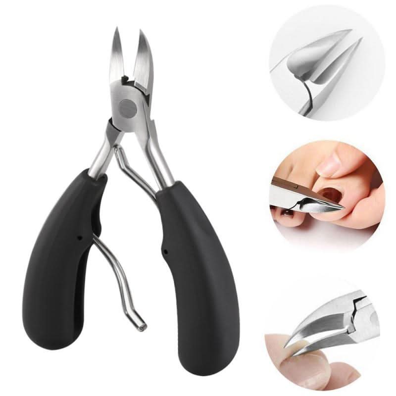Nail Glide Pro Ergonomic Toenail Scissors for Thick and Ingrown Nails