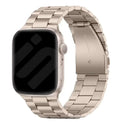 Apple Watch acél szíj csillagfényes kivitelben Apple Watch szíjhoz