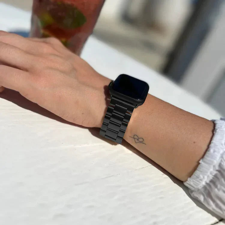 Apple Watch fekete rozsdamentes acél szíj Apple Watch-hoz