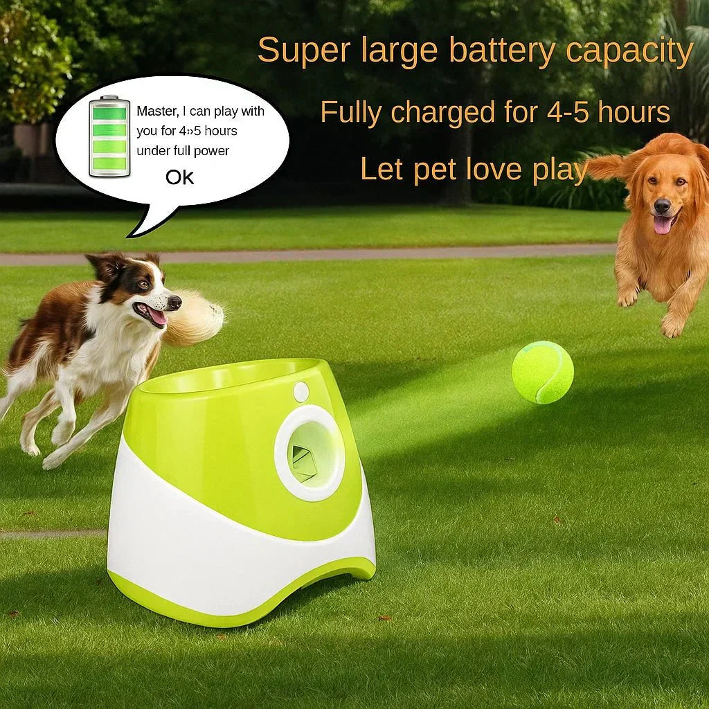 PawPulse 犬用自動ボール投げ機 充電式USBトイ 調節可能な投球機能付き
