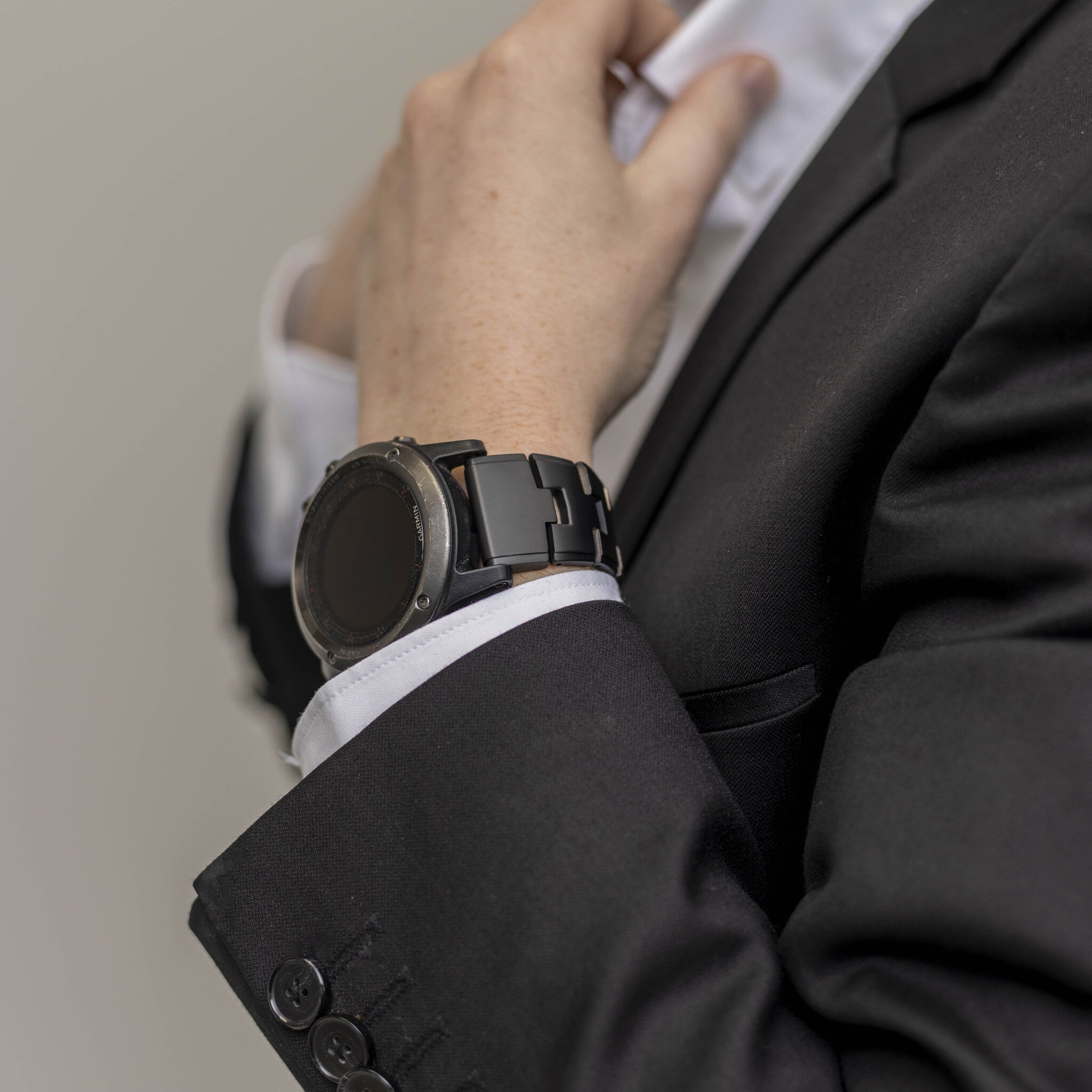 Garmin Fenix 5 Plus és Fenix 6 Pro fekete titán szíj