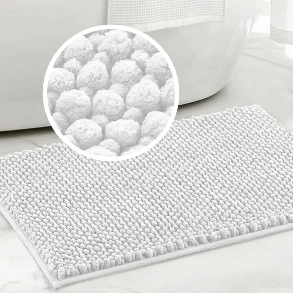 AeroSoft Bath Mat Plush Microfiber Bathroom Rug With Non-Slip Backing