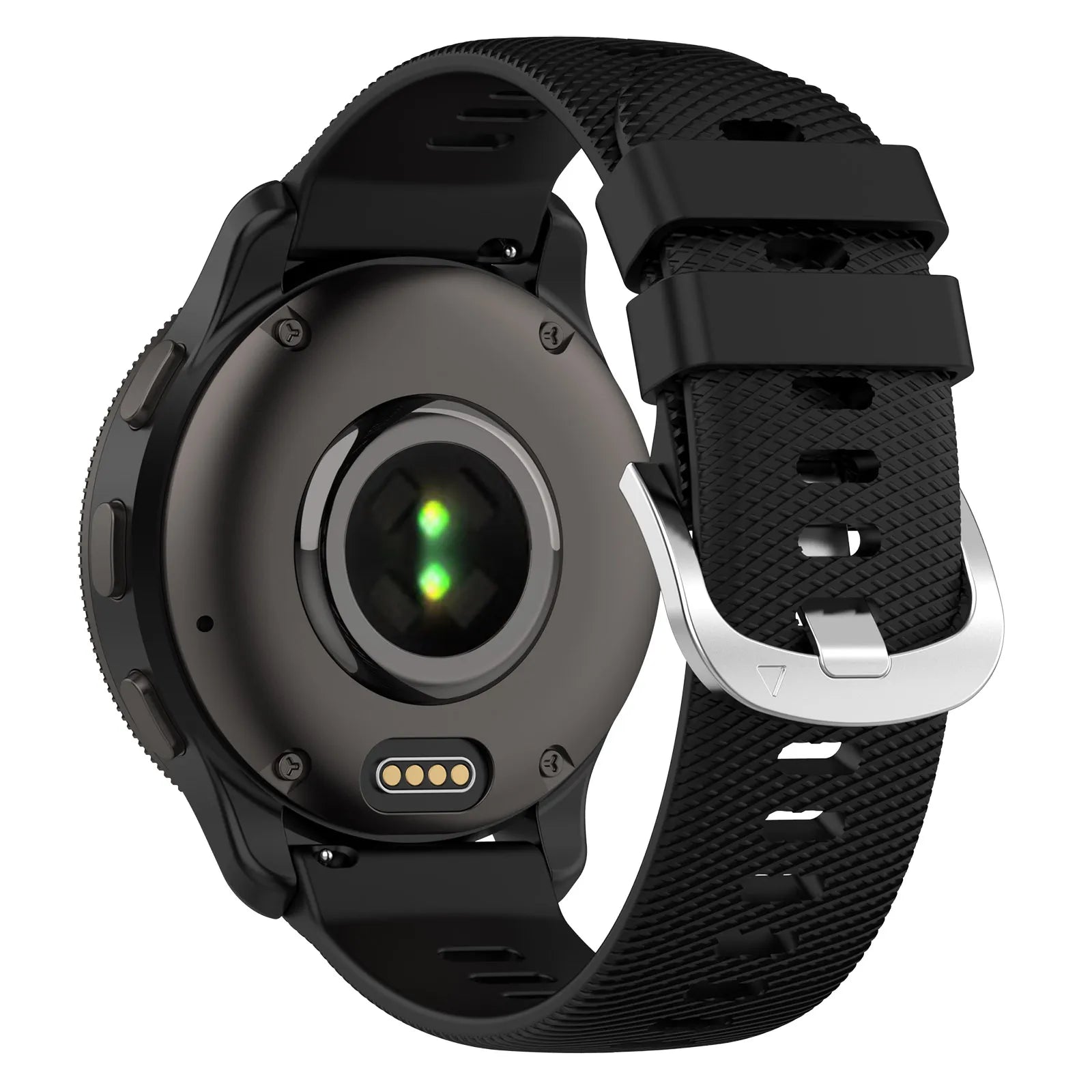 Garmin Venu 2 fekete szilikon szíj cserepánt