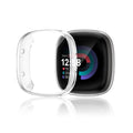 Átlátszó TPU tok Fitbit Versa 4 és Sense 2 okosórákhoz