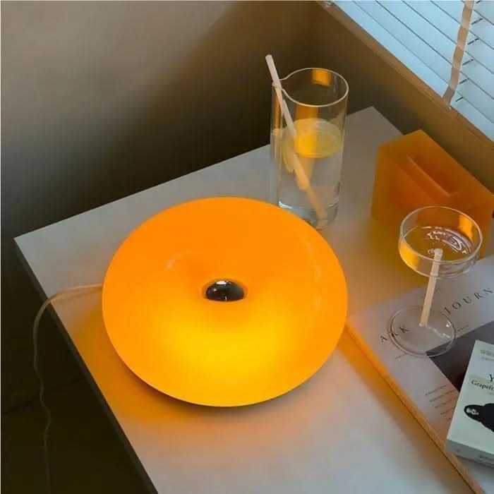 Donut Table Lamp With LED Lighting For Design Lovers Stylish Modern