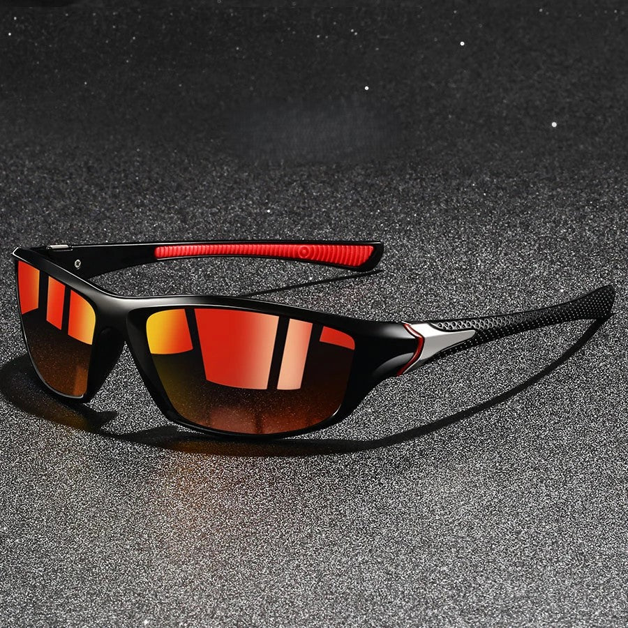 LumenEdge 偏光サングラス UV400保護付き ラバーグリップ装備