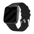 Fekete szilikon szíj Fitbit Versa és Versa 2 órákhoz