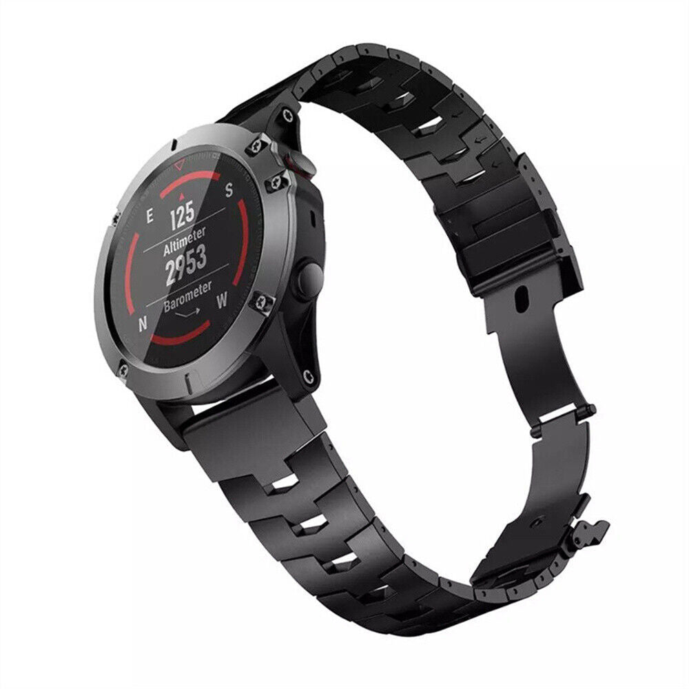 Garmin Fenix 5 Plus és Fenix 6 Pro fekete titán szíj