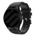 Fekete szilikon szíj Samsung Galaxy Watch 6 Classic 47 mm-hez